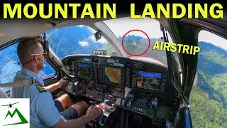 EPIC Mountain Top Landing with AMAZING Views