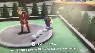 This is how to use golden seed to put the pot at super mario odyssey ￼