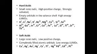 Hard Acid Soft Base Theory (HSAB) I CHEMISTRY I