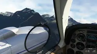 Microsoft Flight Simulator Baron in the Alps