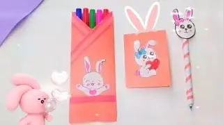 𝘉𝘶𝘯𝘯𝘺 𝘴𝘦𝘵 ( stationary ) 𝓅ℯ𝓃 + 𝓂𝒾𝓃𝒾 𝒷ℴℴ𝓀 + 𝓅ℯ𝓃𝒸𝒾𝓁 𝒷𝒶ℊ