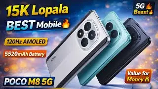 POCO M8 5G 🔥 15K Lopala Best Mobile? | Honest Telugu Review