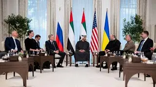Representatives from Russia, Ukraine & US hold first round of peace talks in Abu Dhabi