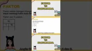 Apa itu Faktor? Gampang banget! | Faktor Vs Faktor Prima Part 1 #belajarmatematika #matematikamudah