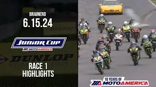 Junior Cup Race 1 at Brainerd 2024 - HIGHLIGHTS |  MotoAmerica