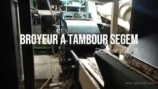 Broyeur Tambour SEGEM d'occasion pour scierie - GPS EURL