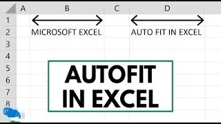 How to Column Autofit in Excel/ Excel Tips & Triks/ Learn Excel with easy way/ #excel #exceltips