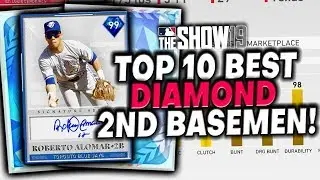 TOP 10 BEST Diamond Second Basemen in MLB The Show 19 Diamond Dynasty