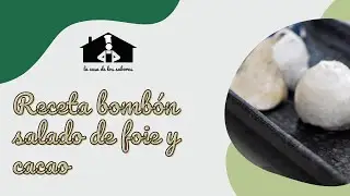 Receta bomb&oacute;n salado de foie y cacao: T&eacute;cnica profesional de cocina molecular que sorprender&aacute;