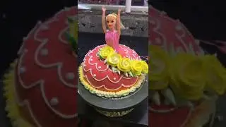 1kg Barbie Doll Cake 🎂 Barbie Doll Cake | Doll Cake Design| Doll Cake Decorating.