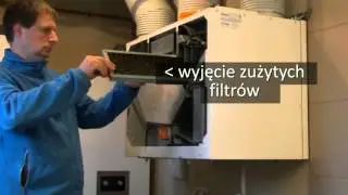 COMAIR wymiana filtrów w centrali HRUC