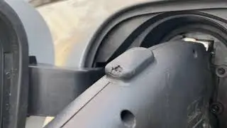 Another view of Chevy Bolt EV DC fast charging lock mechanism