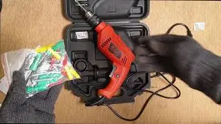 Home Drilling Machine Unboxing | BLACK+DECKER HD555KA50 13mm 550 Watt Impact Drill Kit