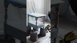 Have you ever tried this cheap furniture paint!? #chalkpaint #furnituremakeover #paintedfurniture