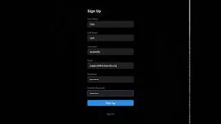 RForme - React Hooks Sign Up Form Dynamic Validations