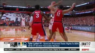 Tyler Lydon Selected in NBA Draft
