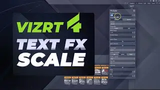 Vizrt 4 Text FX Scale Plugin Tutorial