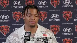Justin Fields Interviewed About Claypool Trade