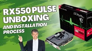 AMD Graphic card 2023 // AMD RX 550 graphic unboxing and Full installation process // under 7,700rs