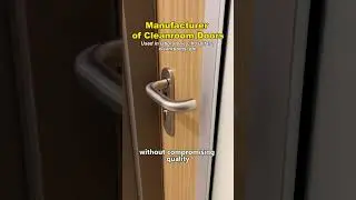 Professional cleanroom doors 🚪 Airtight &bull;Durable &bull;Custom-made.Trusted by labs and pharma worldwide!