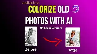 Turn Old Photos Into Stunning Color with AI! | Colorize Black & White Pictures in Seconds