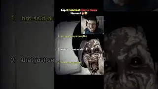 Top 3 Funniest Horror Game Moment (bro jumscared twice in a single blow😭) #horrorgame #horror #fun