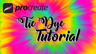 Procreate || Tie Dye Tutorial