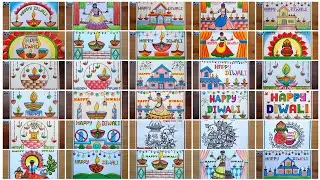 Diwali Drawing | Diwali Drawing Easy | Happy Diwali Drawing | Diwali Festival Drawing #diwali #diya