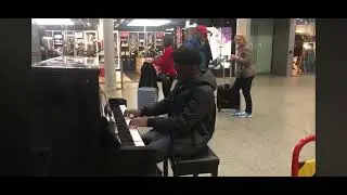 St Pancras Street Piano Improv - Jude Brown