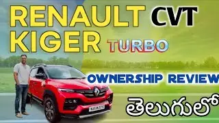 Renault Kiger turbo CVT  || Genuine Ownership Review In Telugu