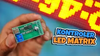 Kontroller DMD LED Matrix Berbasis ESP8266EX - Jam Digital, Mesin Antrian, dan Score Board Wireless!