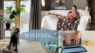 a wintering vlog ☁️ reading Wintering, rest & retreat essentials