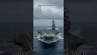 Top 3 Aircraft Carriers #history #news #army #military #warzone #didyouknow