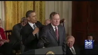 22News visits former President George H.W. Bush's birthplace