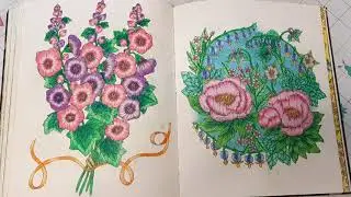 Twilight Garden - Maria Trolle Coloring Book Completed