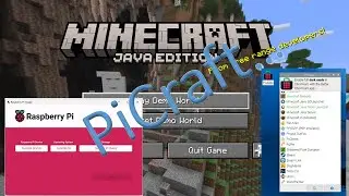 PiCraft - Loading Minecraft onto a Raspberry Pi 4 and testing it.