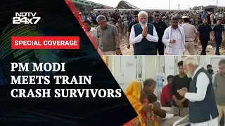 PM Modi Visits Odisha Train Crash Site, Meets Survivors At Hospital