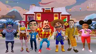Dark Riddle Updater CHRISTMAS 10.0 Skin )Discover the horror neighbor Part 106