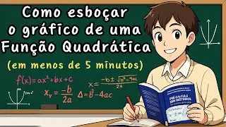 Como Esboçar Gráfico de Função Quadrática (Passo a Passo)