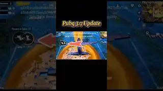 Pubg 3.7 NEW UPDATE plane animation and main event first view #pubgmobile