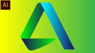 Adobe Illustrator Design || Create triangle 3D logo design #triangle_3D_logo_design #kakonchicham