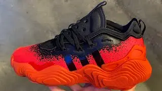 Adidas Trae Young 3 Black Solar Red Basketball Shoes