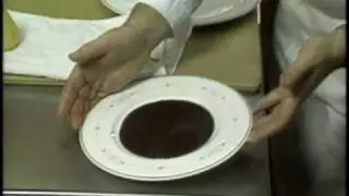 Poached Pear Stuffed with Ice Cream from Chef Gabino Sotelino