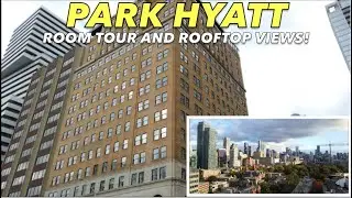 Toronto Luxury Hotel Room Tour -My Family's Two Adjoining Rooms & Rooftop Bar View At The Park Hyatt