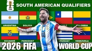 2026 FIFA WORLD CUP Cualifiers South America Conmebol/Hindi /Urdu