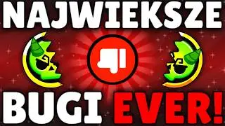 40 NAJWIĘKSZYCH BUGÓW w HISTORII BRAWL STARS! 😱