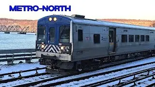 🚆METRO-NORTH Train M7A Hudson Line at the Spuyten Duyvil Station🚆
