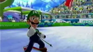 Mario and Sonic:  Rival 1 - King Boo, Downhill