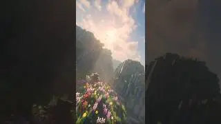 Distant Horizons with Photon Shaders 🥹 #Minecraft #minecraftshader #distanthorizons #nostalgia