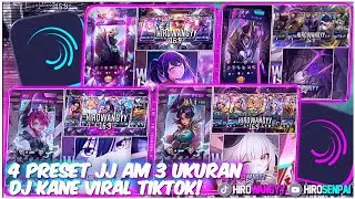 4 PRESET JJ AM 3 UKURAN☕DJ SAYANG CINTAKU ISTIMEWA,DJ TERONG DICABEIN DAN DJ KANE VIRAL TIKTOK😋🔥